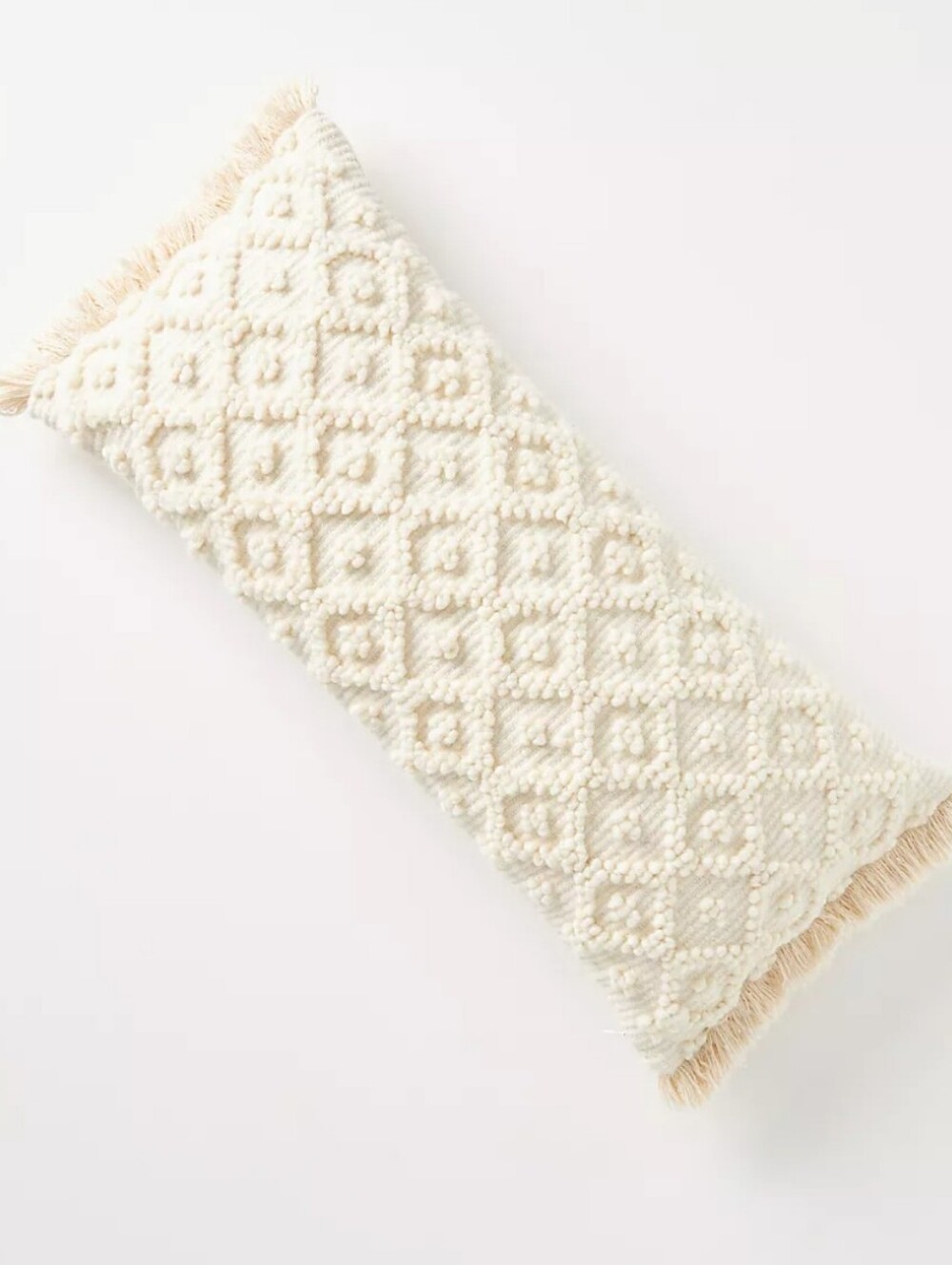 Anthropologie Tibo Diamond Dot Pillow - Ivory